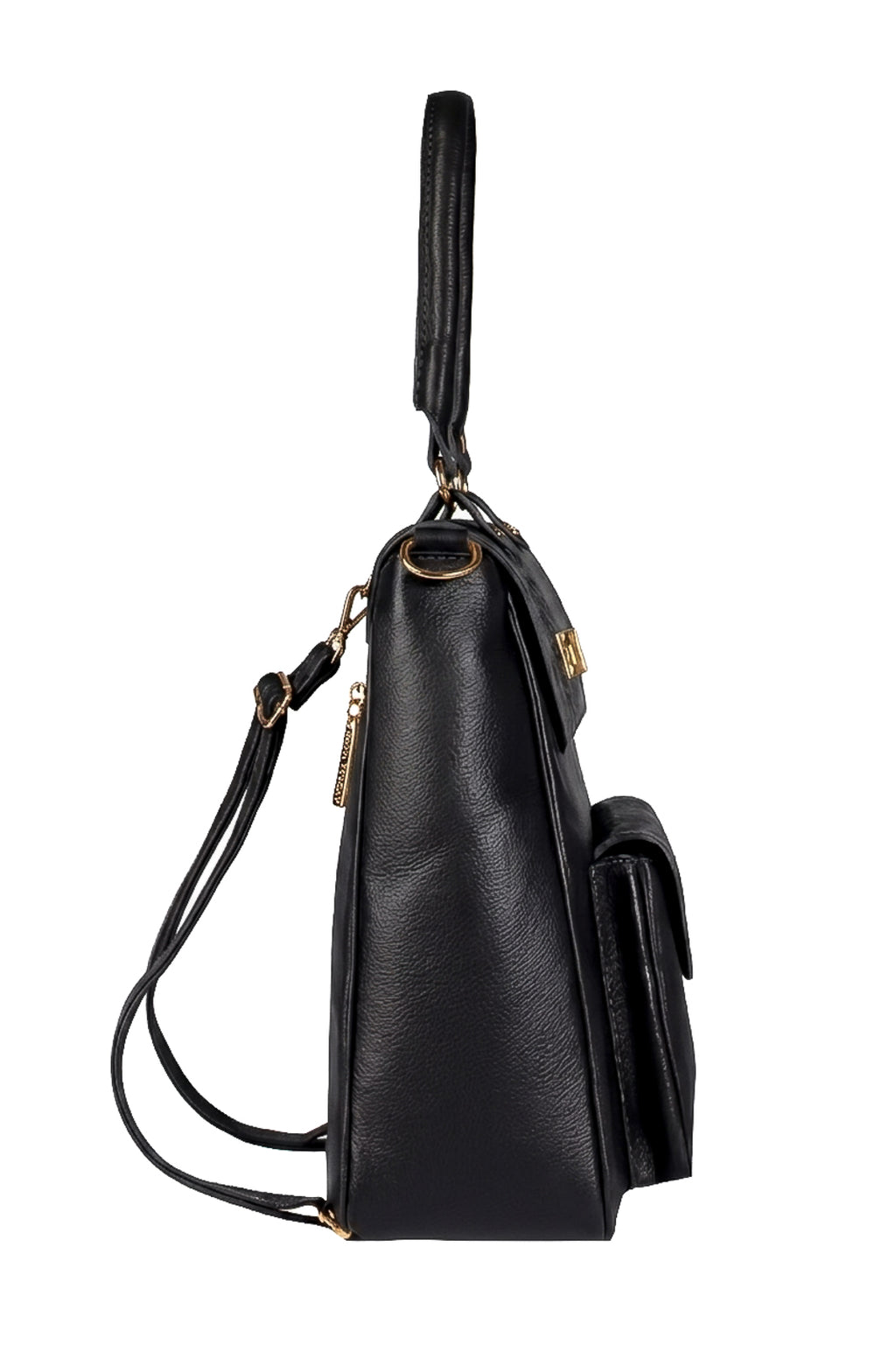 Mochila 2 em 1 de couro croco Joanna