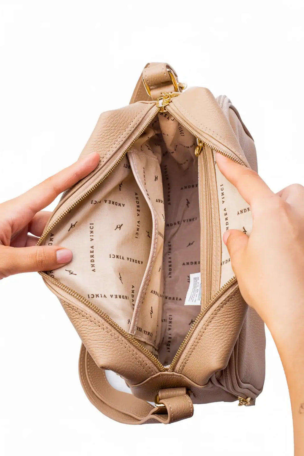 Bolsa de couro croco tiracolo com divisórias Rita - Enluaze