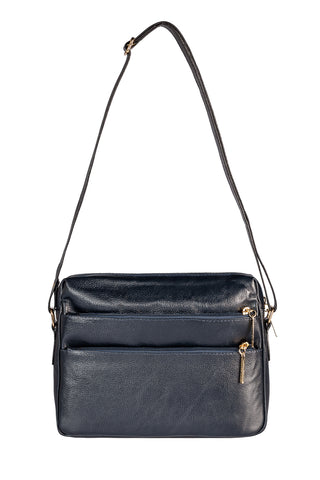 Bolsa de couro croco tiracolo Anita