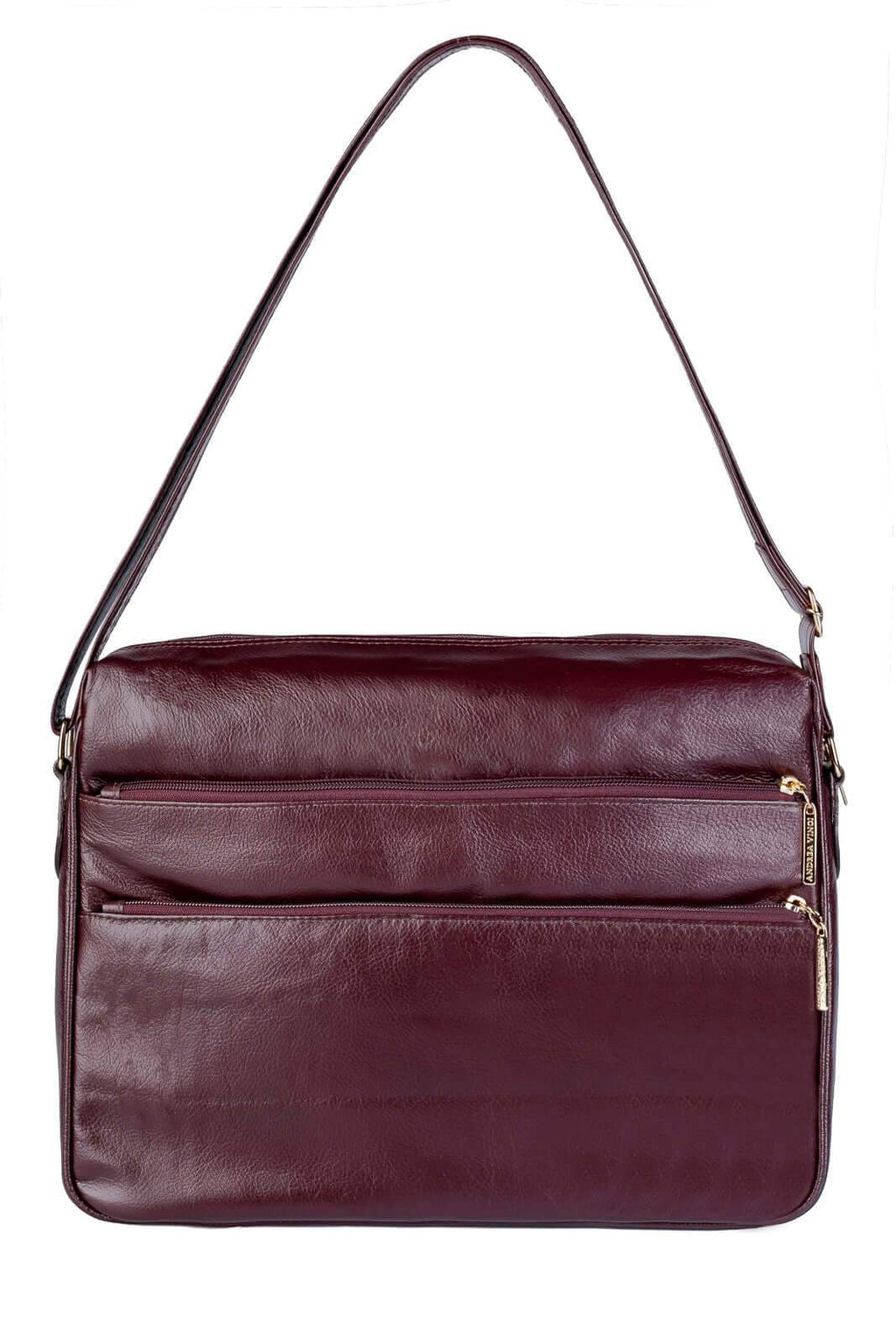 Pasta de couro croco tiracolo Cristina - Enluaze