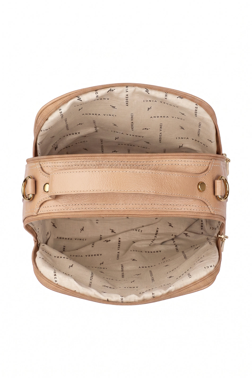 Bolsa baú pequena de couro croco Lara