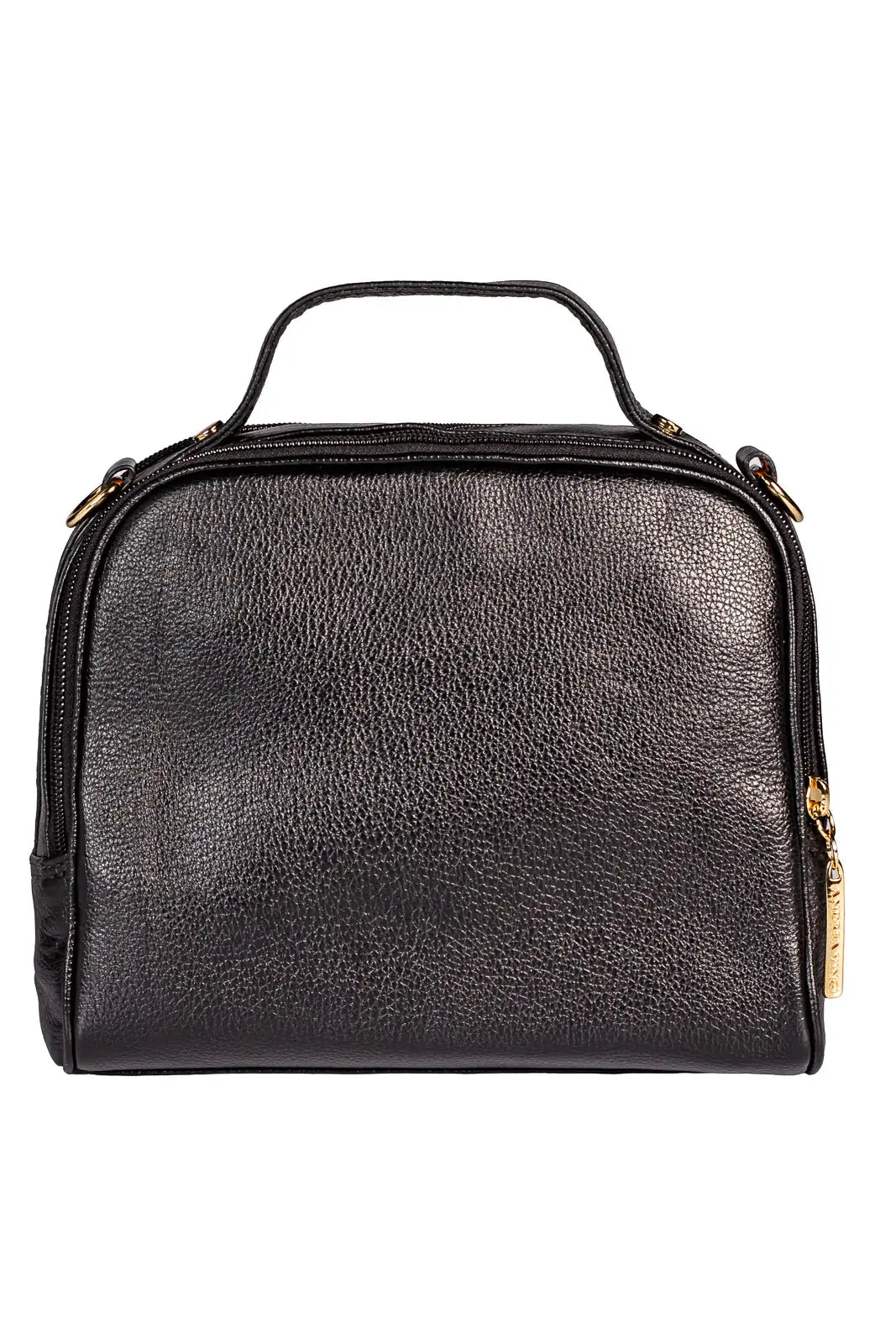 Bolsa baú pequena de couro estampado Lara - Enluaze