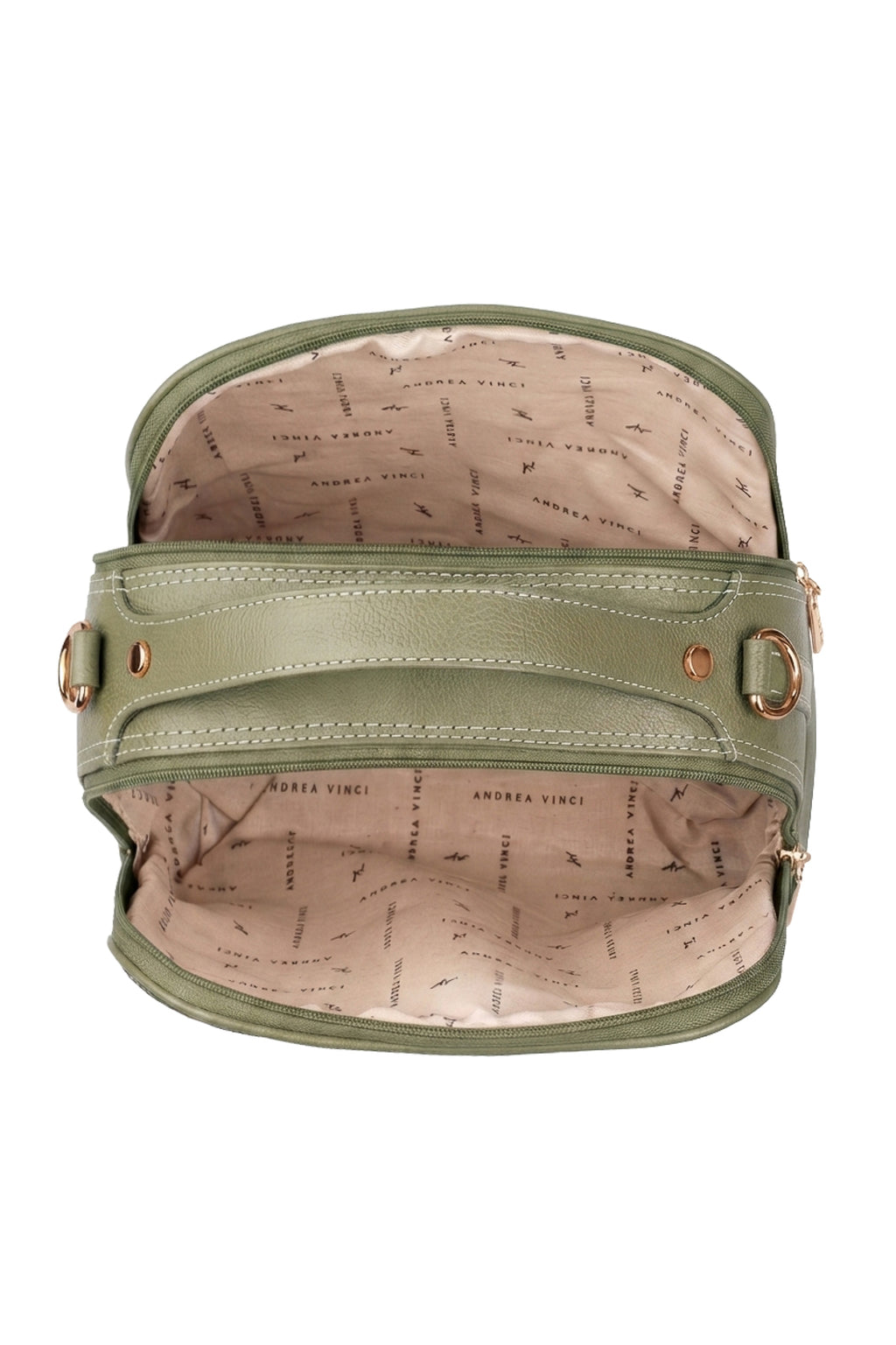 Bolsa baú pequena de couro liso Lara