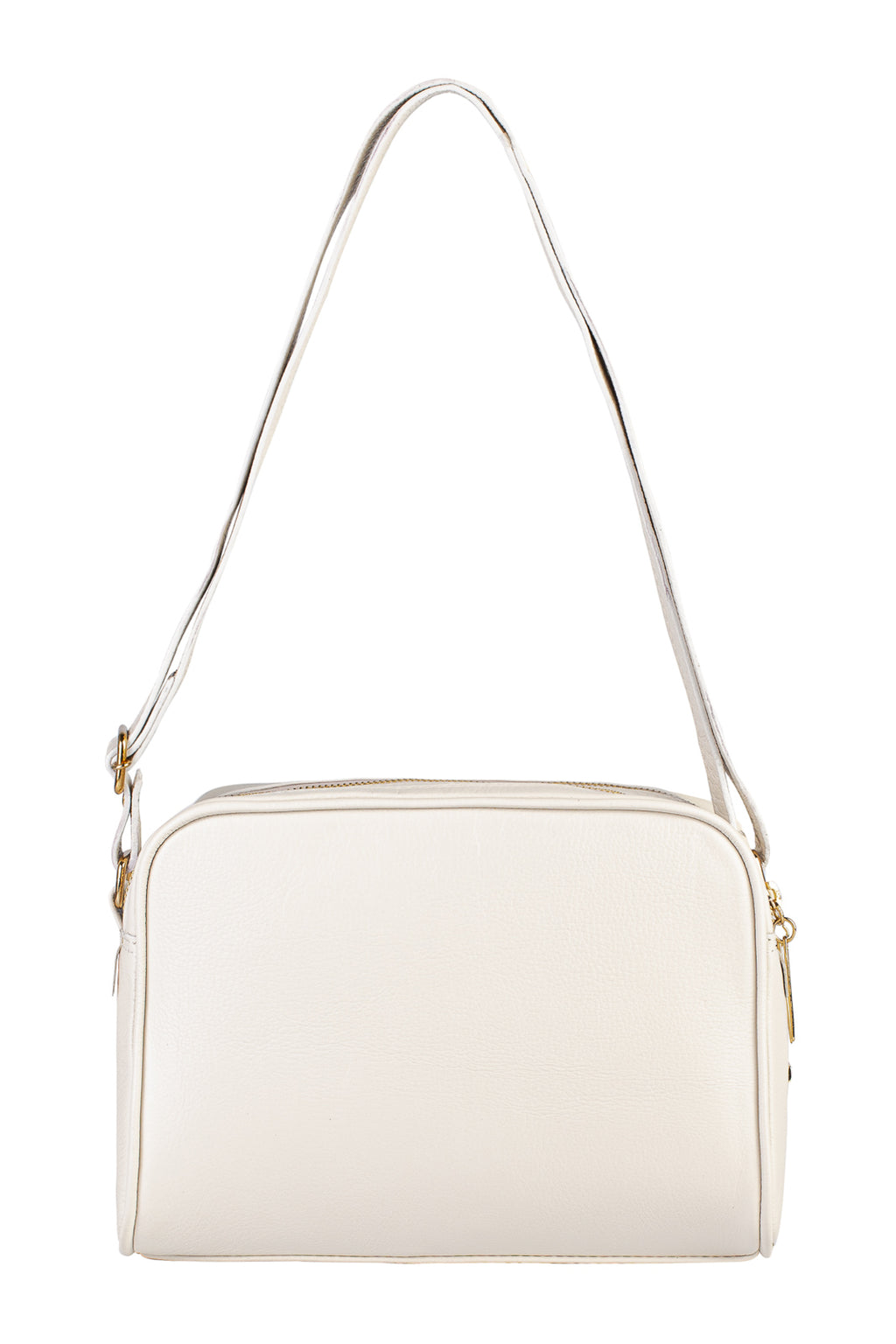 Bolsa quadrada de couro liso Daiana