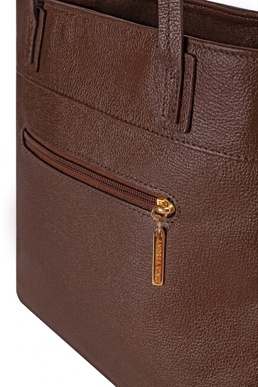 Bolsa de couro liso Abigail