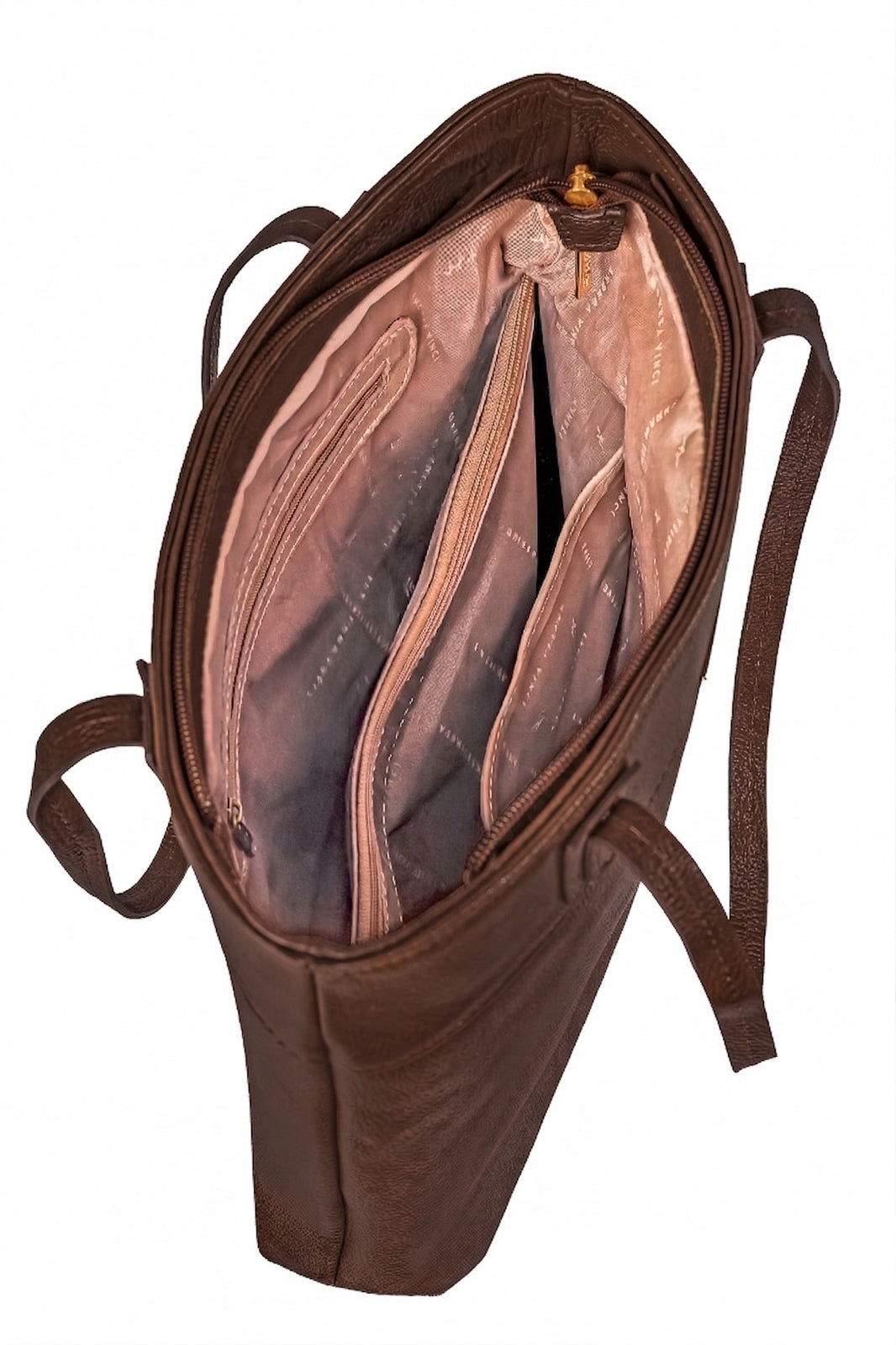 Bolsa de couro liso Abigail