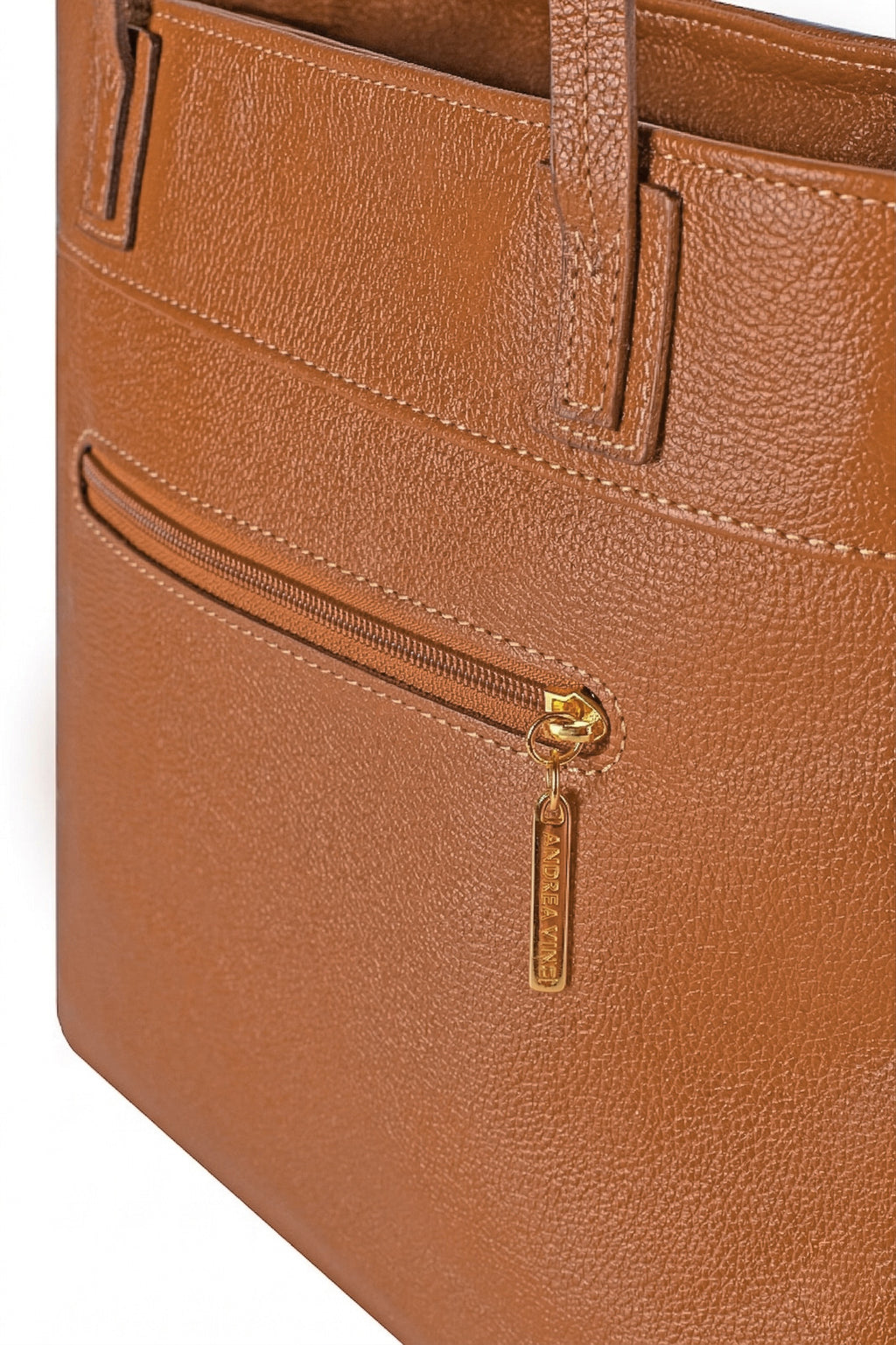 Bolsa de couro liso Abigail
