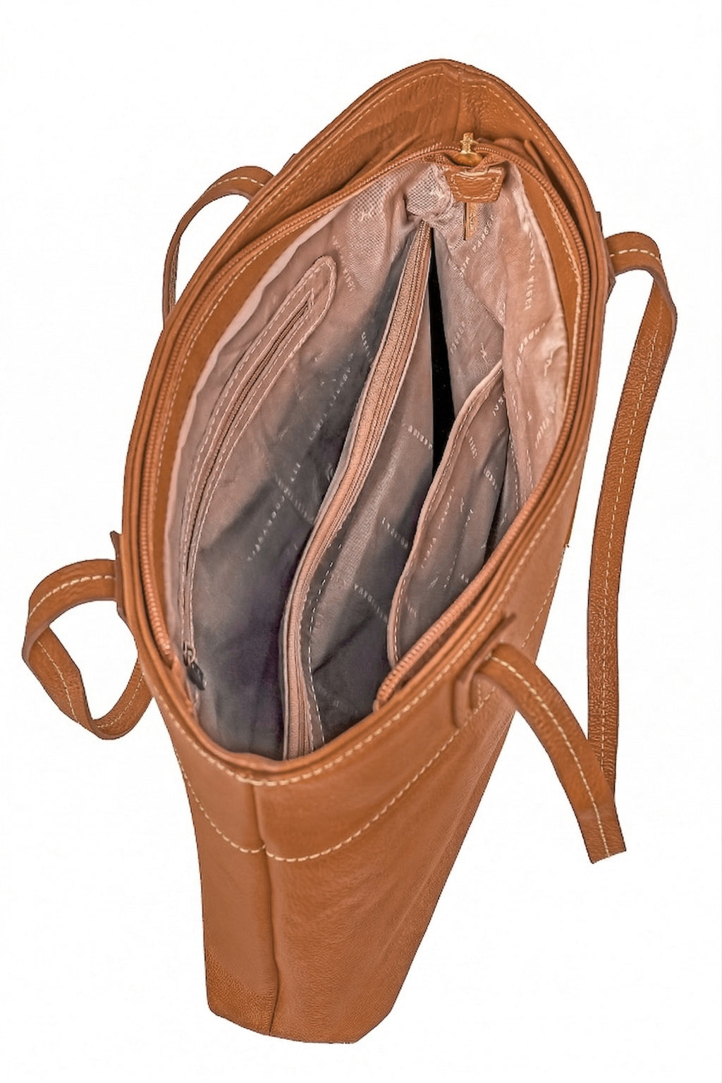Bolsa de couro liso Abigail