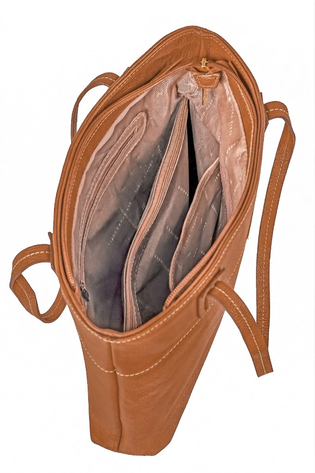 Bolsa de couro liso Abigail