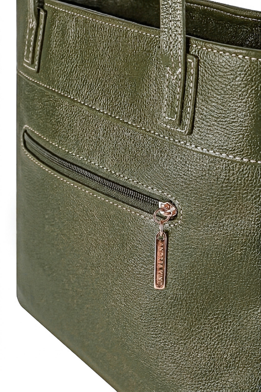 Bolsa de couro liso Abigail