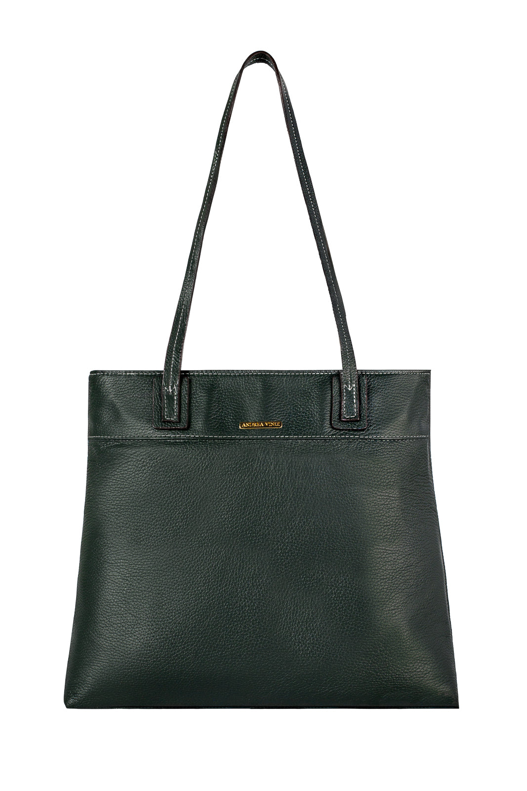 Bolsa de couro liso Abigail