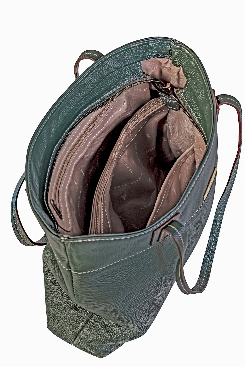 Bolsa de couro liso Abigail