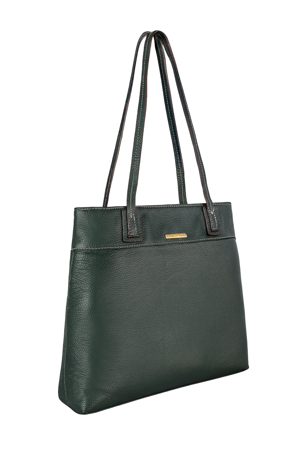 Bolsa de couro liso Abigail