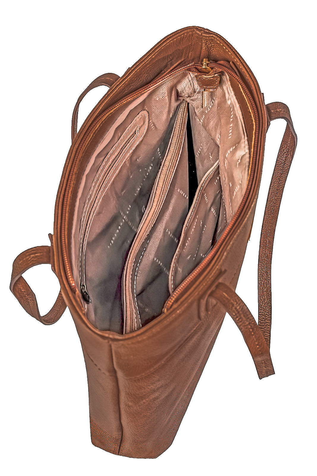 Bolsa de couro liso Abigail