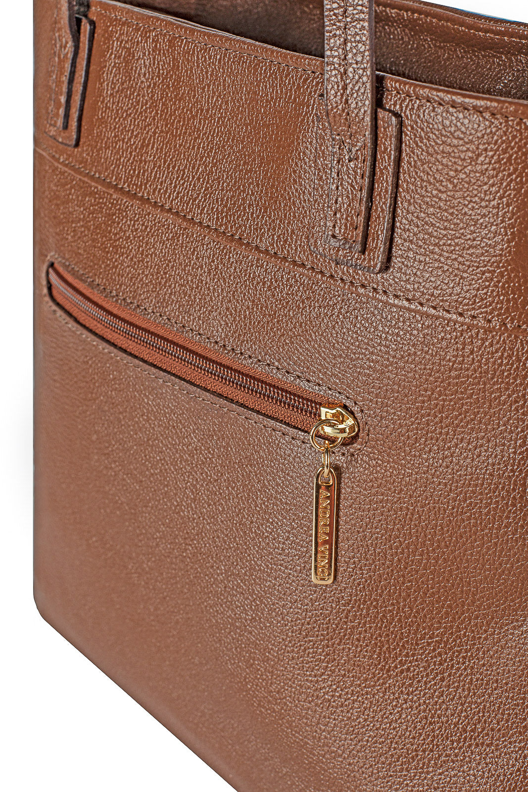 Bolsa de couro liso Abigail