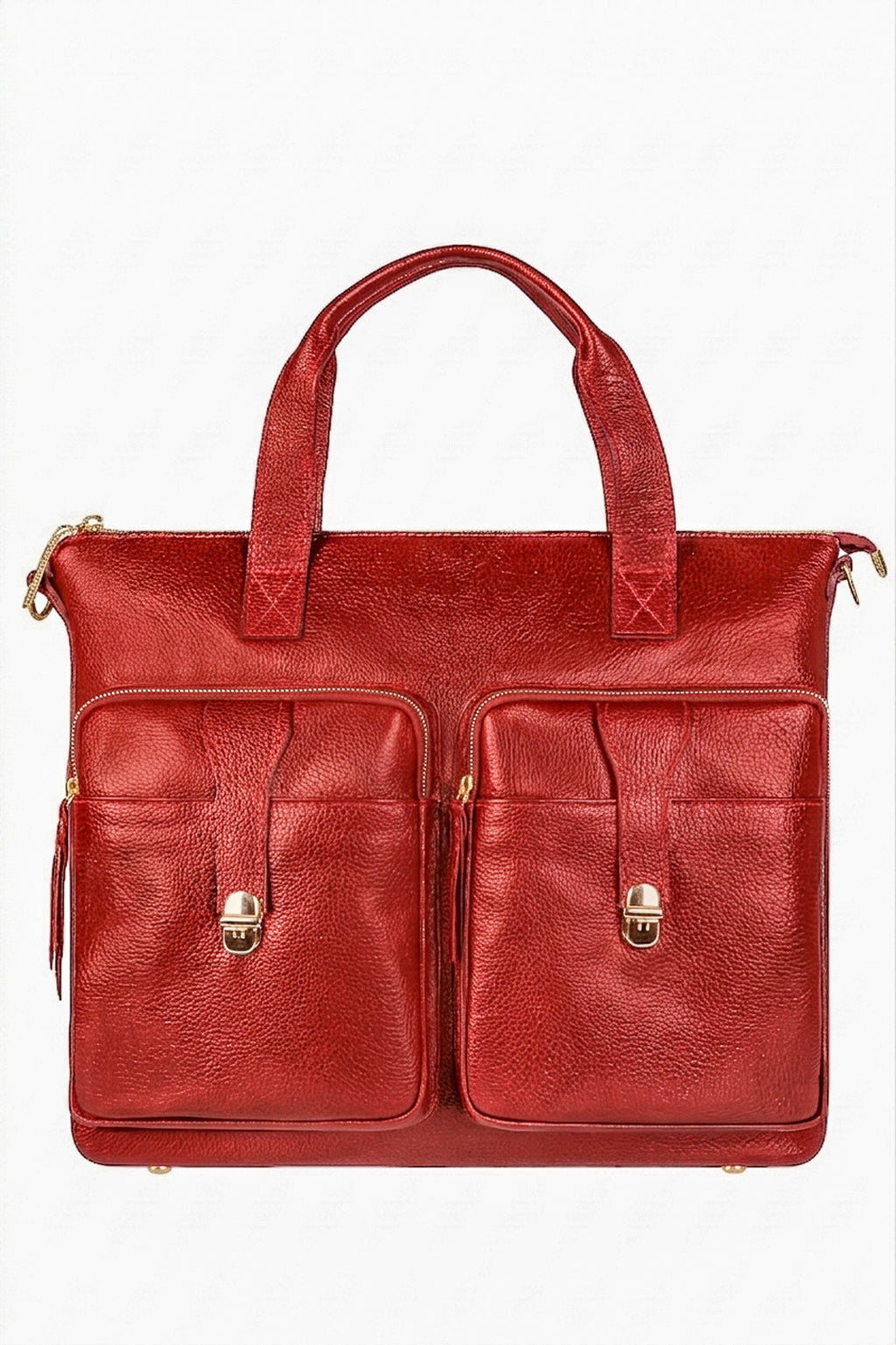 Bolsa/Pasta para notebook de couro liso Jaque