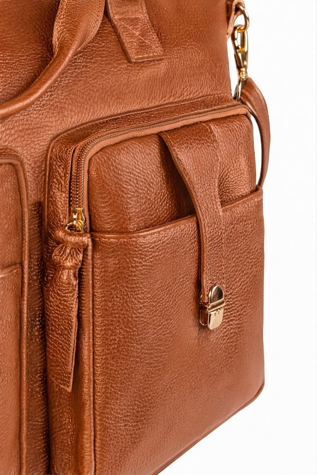 Bolsa/Pasta para notebook de couro liso Jaque