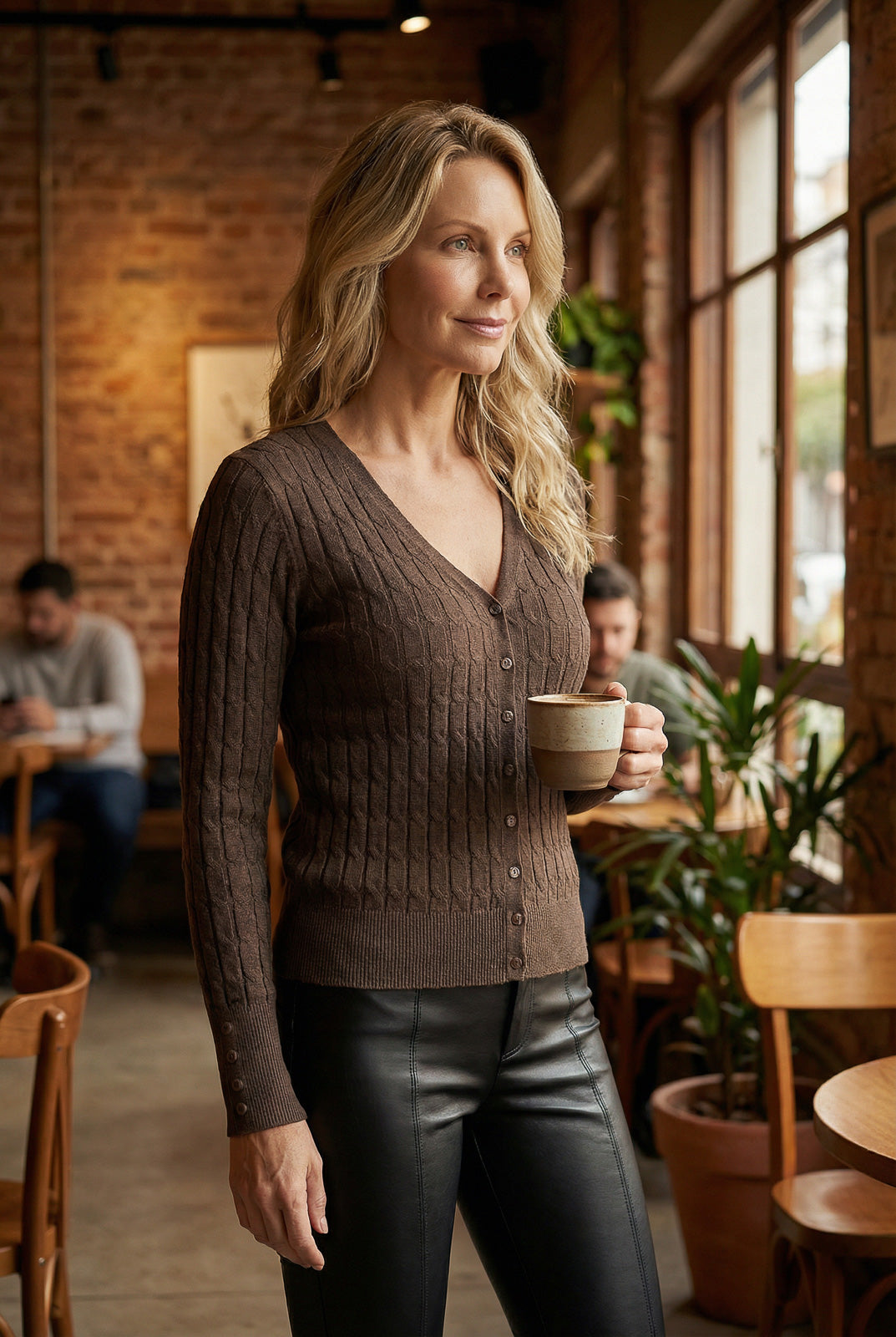 Casaco cardigan com botões 70870