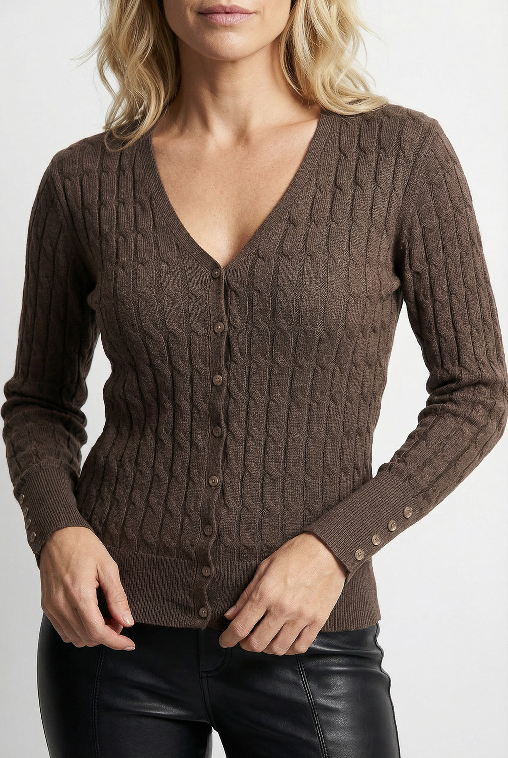 Casaco cardigan com botões 70870