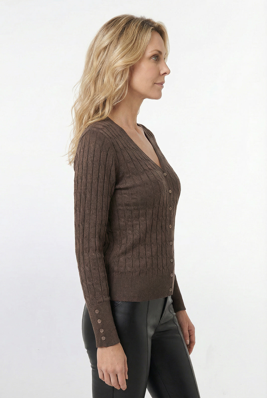 Casaco cardigan com botões 70870