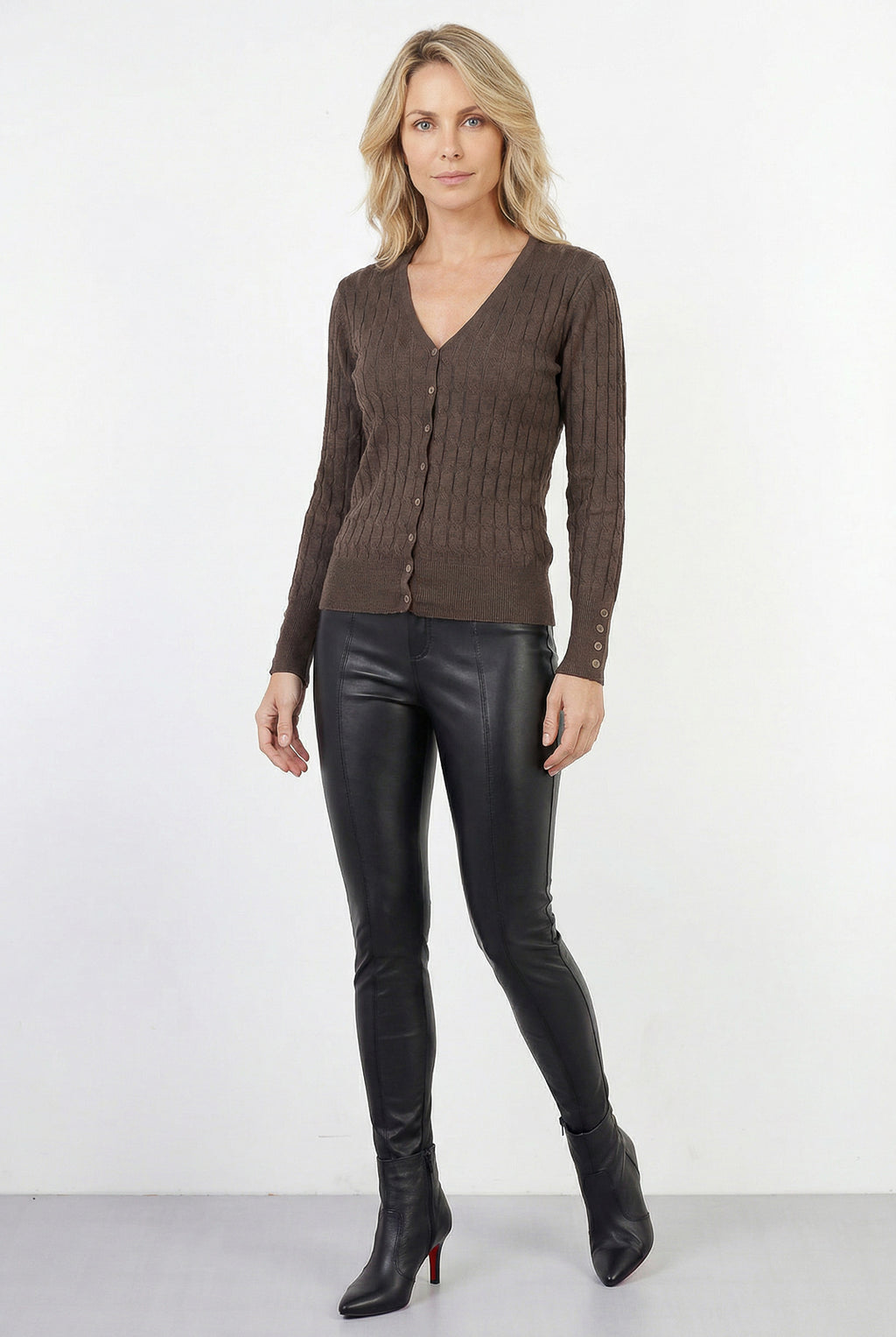 Casaco cardigan com botões 70870