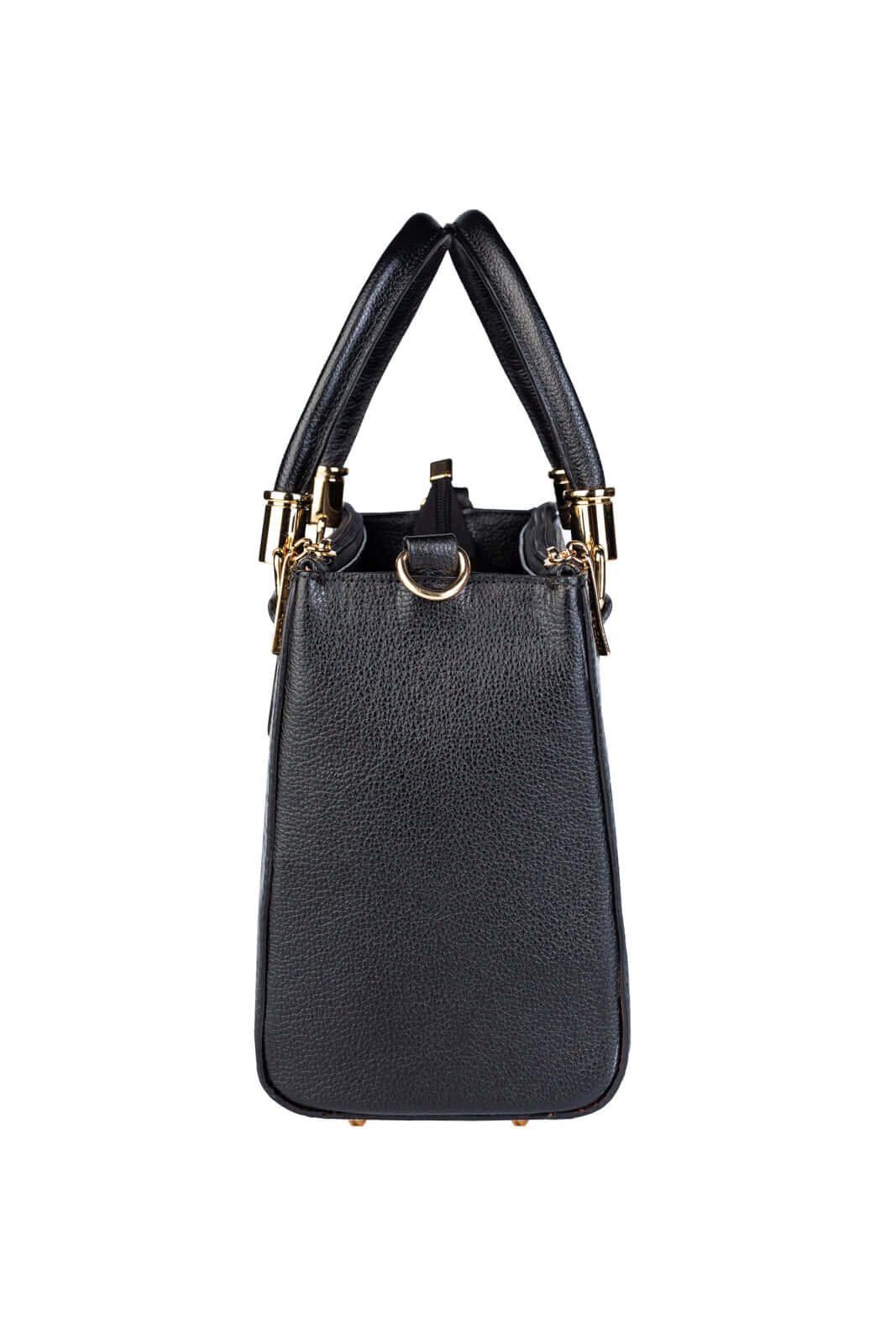 Bolsa grande de couro croco estruturada Emilia - Enluaze