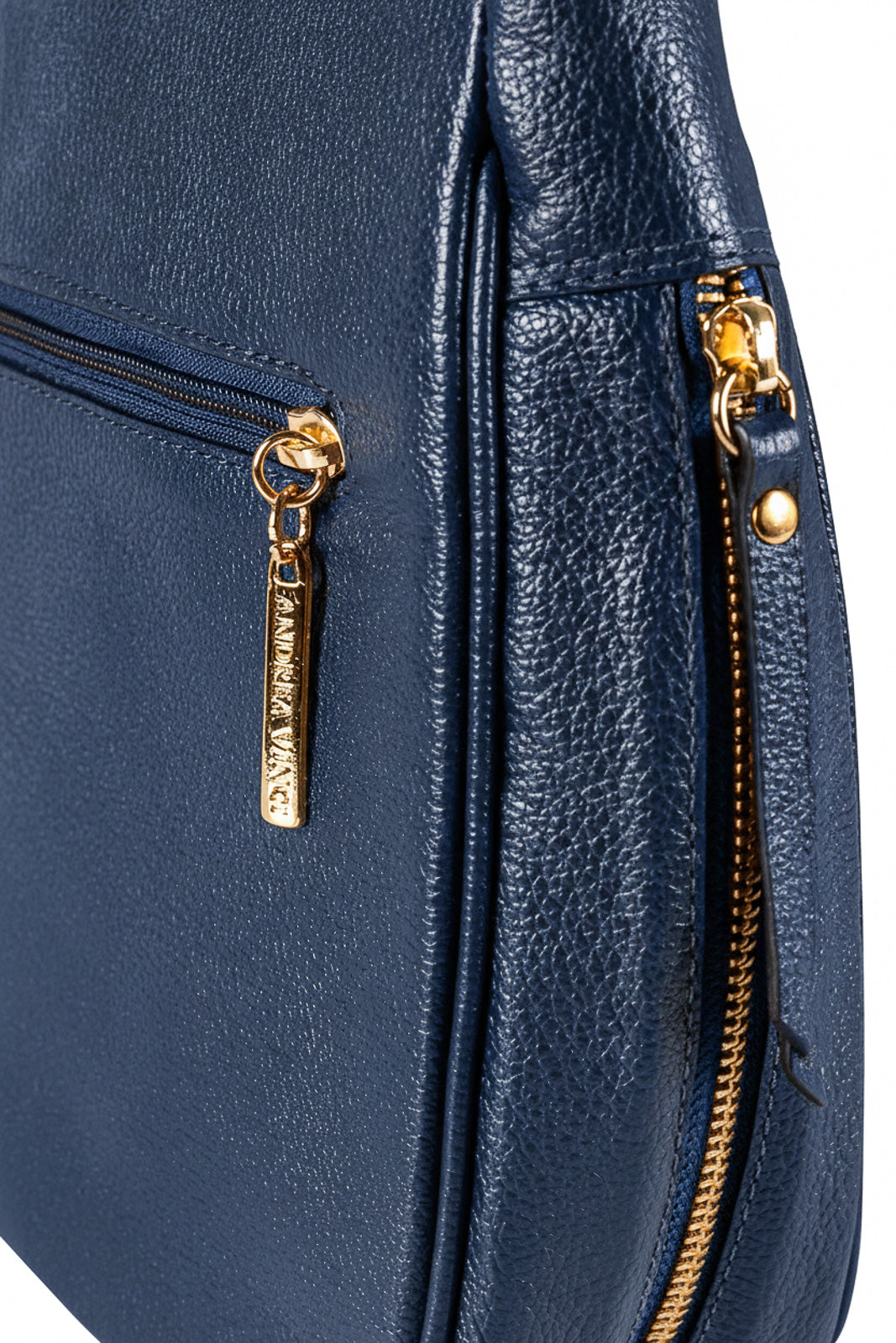 Bolsa tiracolo de couro liso Camila