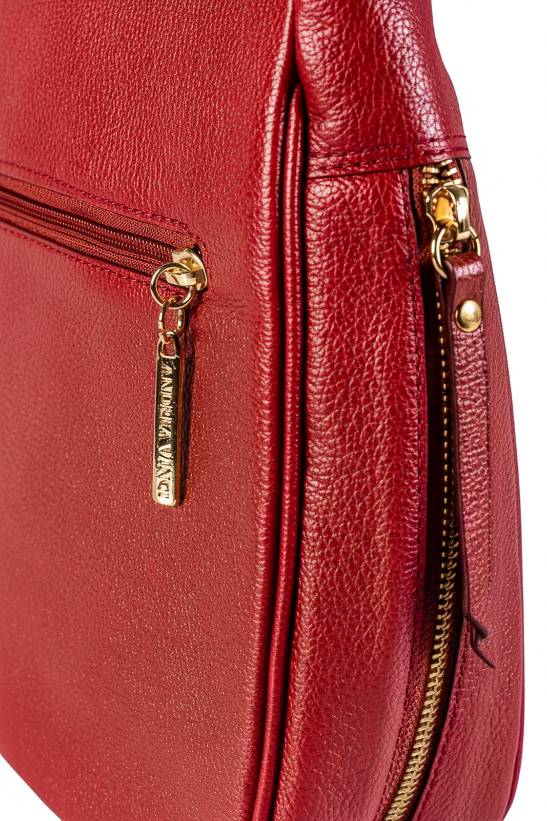 Bolsa tiracolo de couro liso Camila