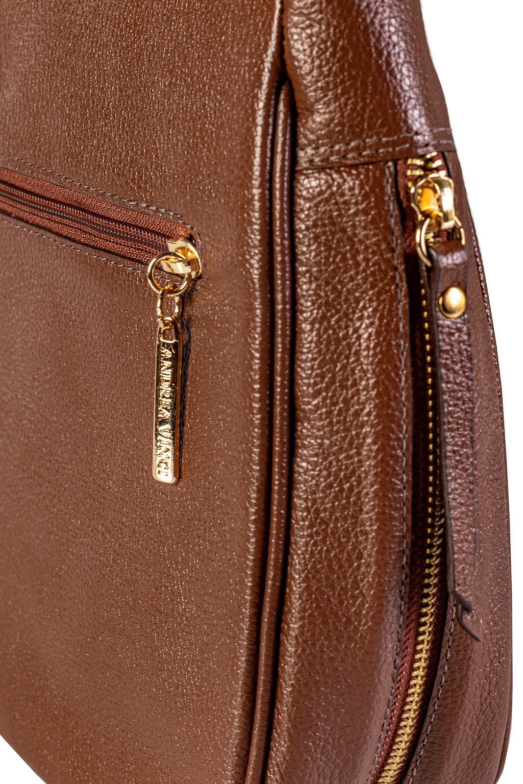 Bolsa tiracolo de couro liso Camila