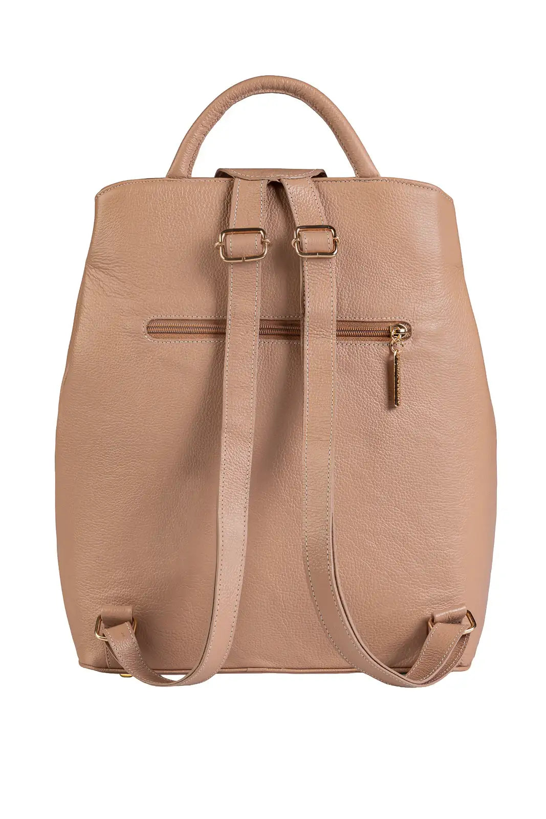 Mochila bolsa slim couro liso antifurto Lavínia - Enluaze