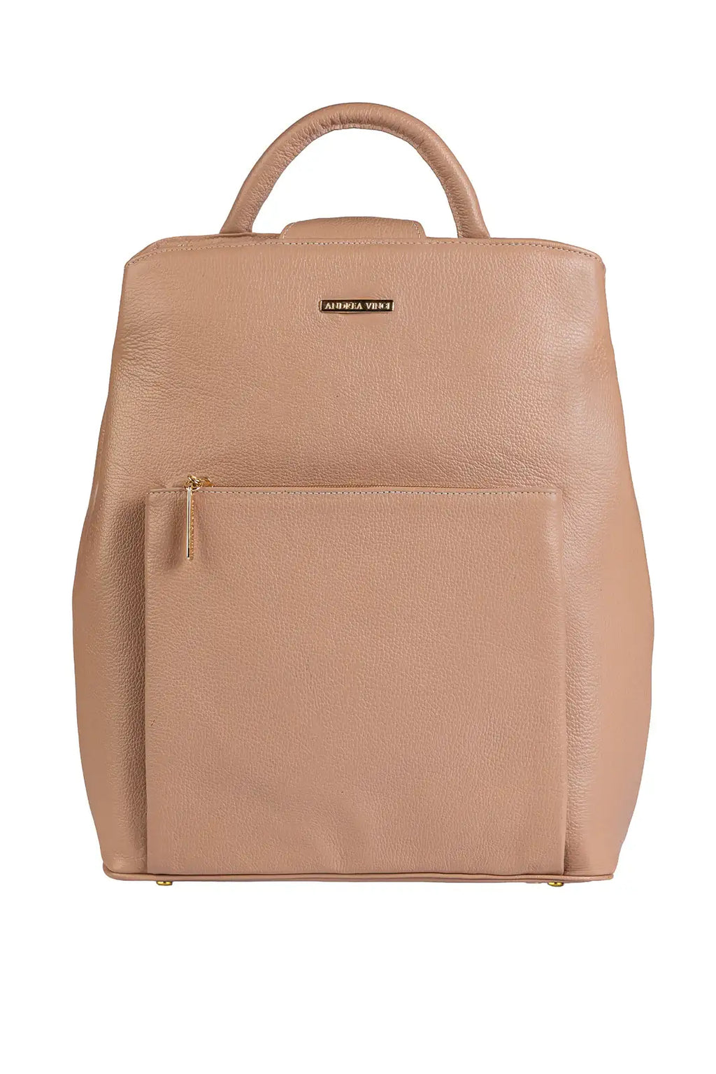 Mochila bolsa slim couro liso antifurto Lavínia - Enluaze