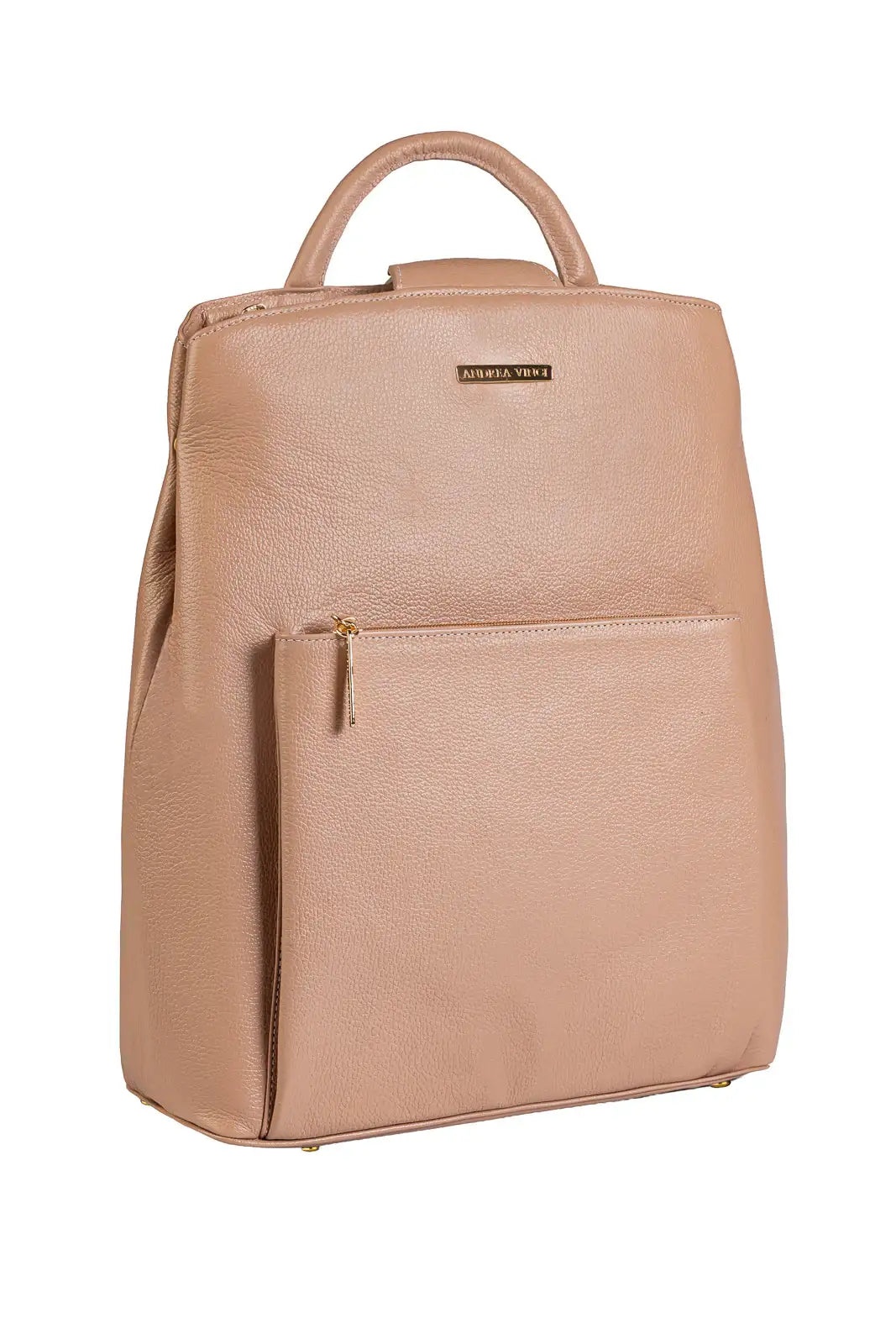 Mochila bolsa slim couro liso antifurto Lavínia - Enluaze