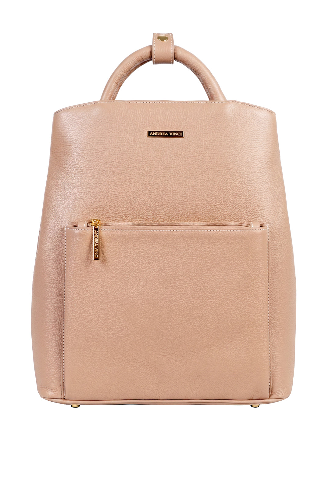 Mochila slim couro liso Lavínia
