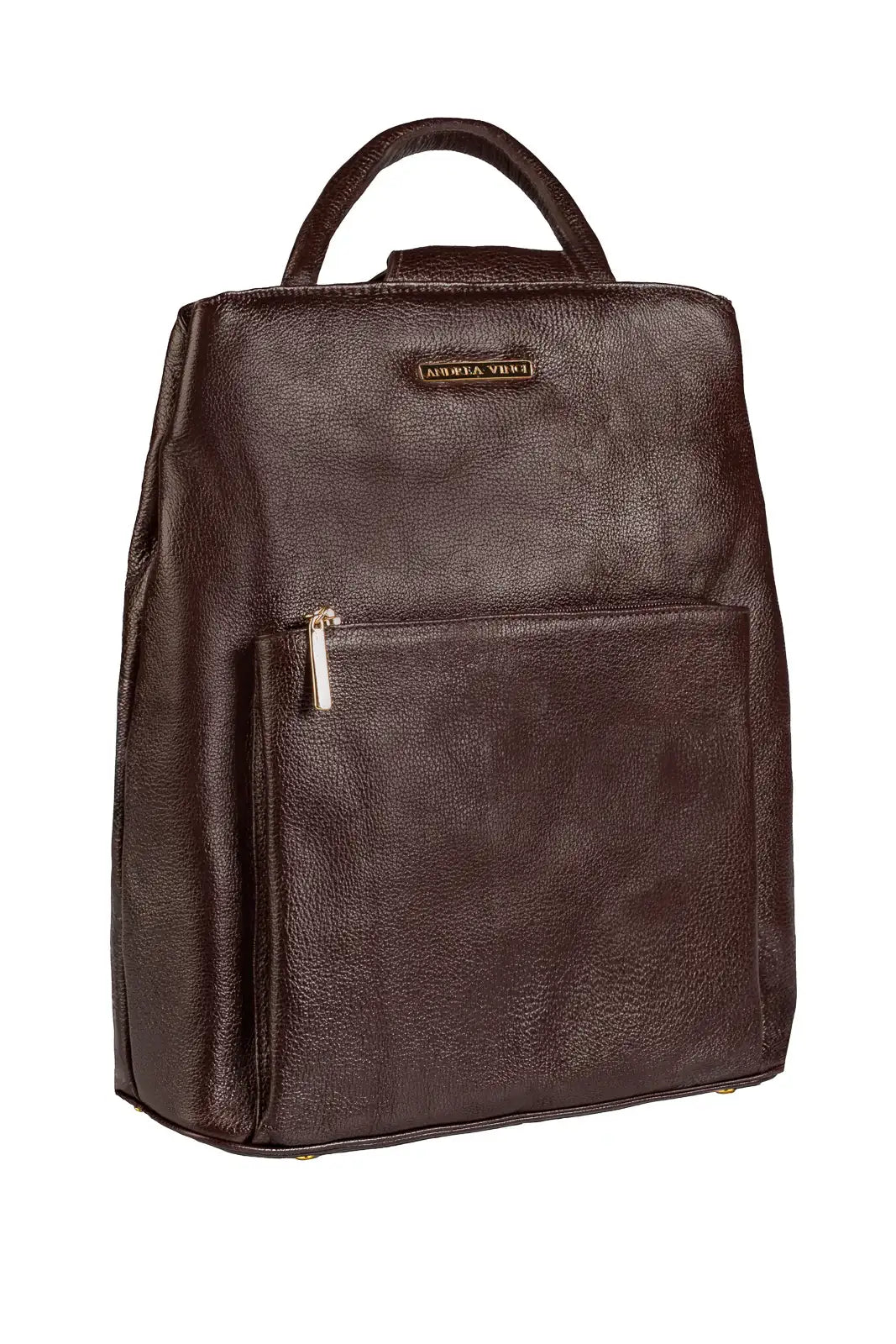 Mochila bolsa slim couro liso antifurto Lavínia - Enluaze