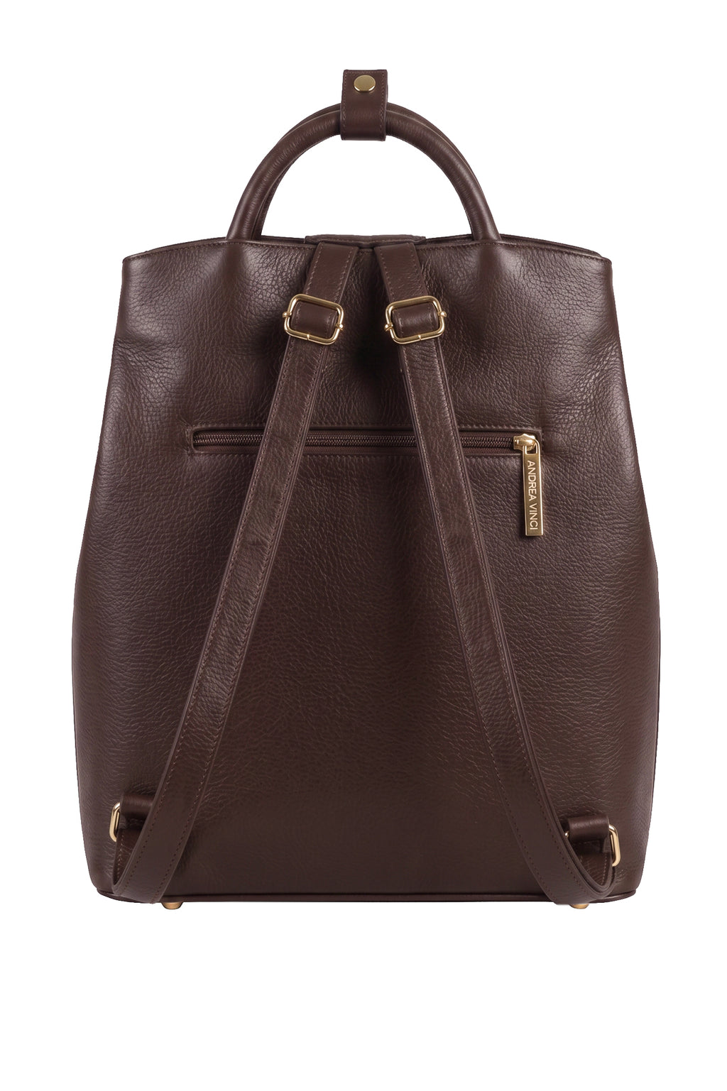 Mochila slim couro liso Lavínia