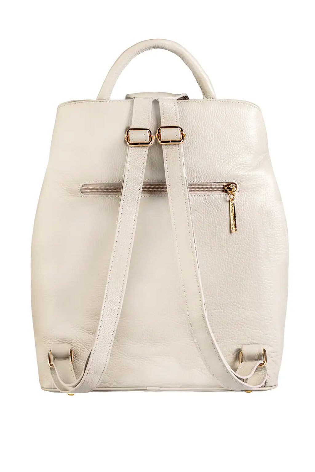 Mochila bolsa slim couro liso antifurto Lavínia - Enluaze