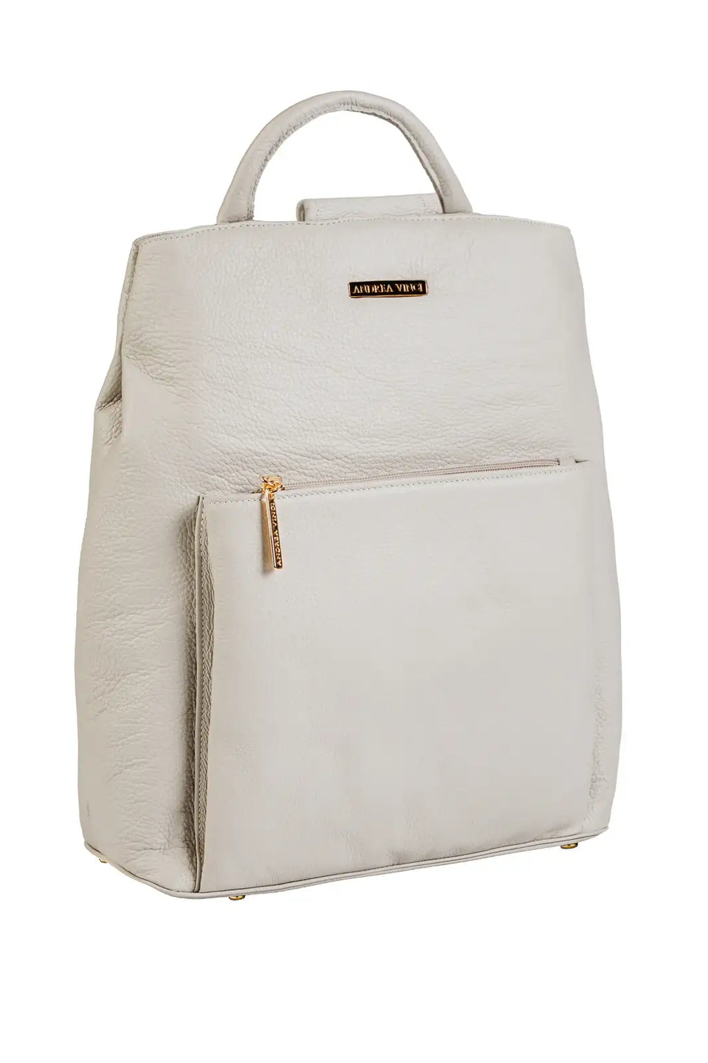 Mochila bolsa slim couro liso antifurto Lavínia - Enluaze