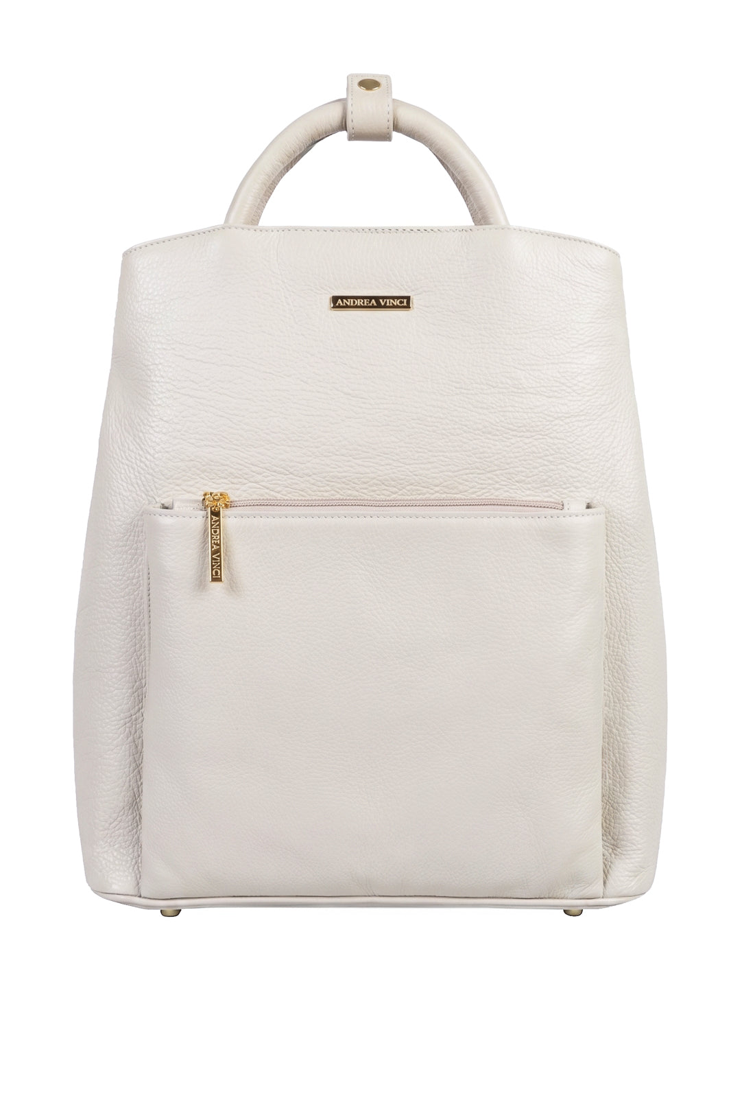 Mochila slim couro liso Lavínia