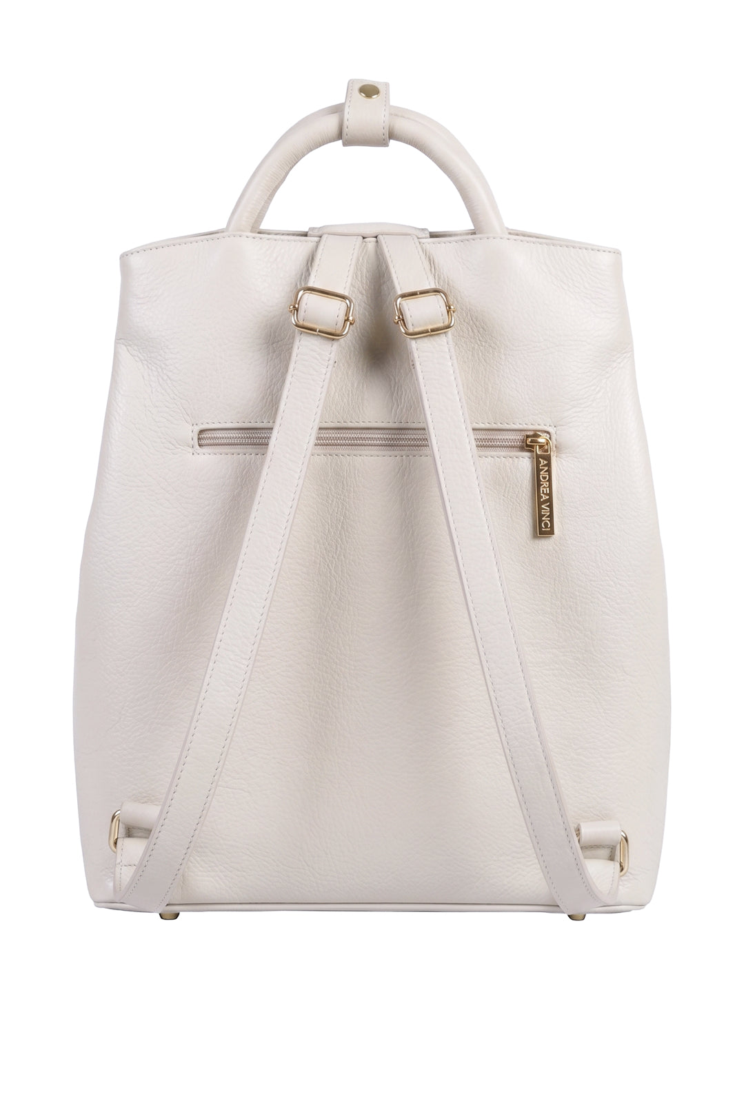 Mochila slim couro liso Lavínia