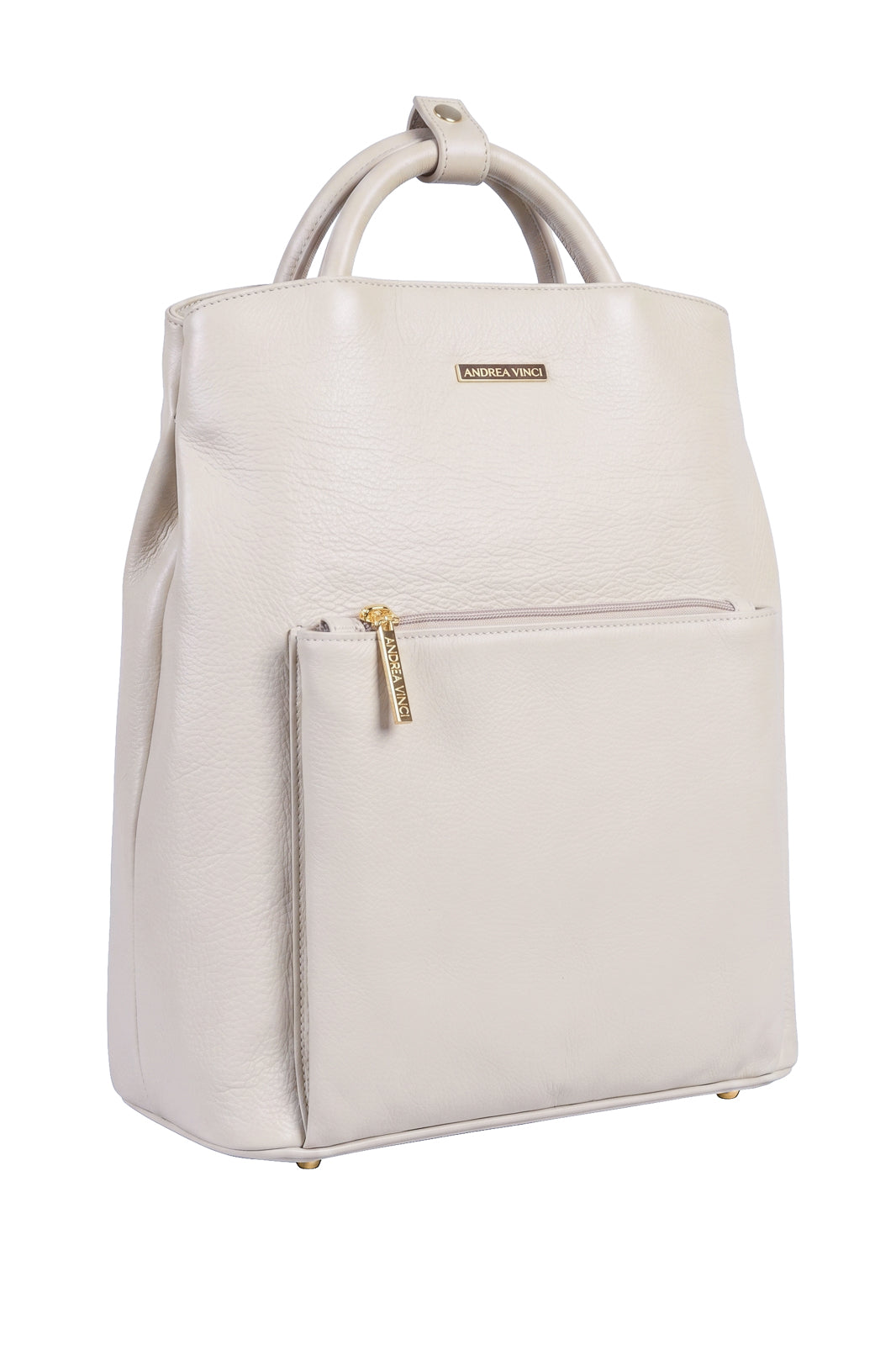 Mochila slim couro liso Lavínia