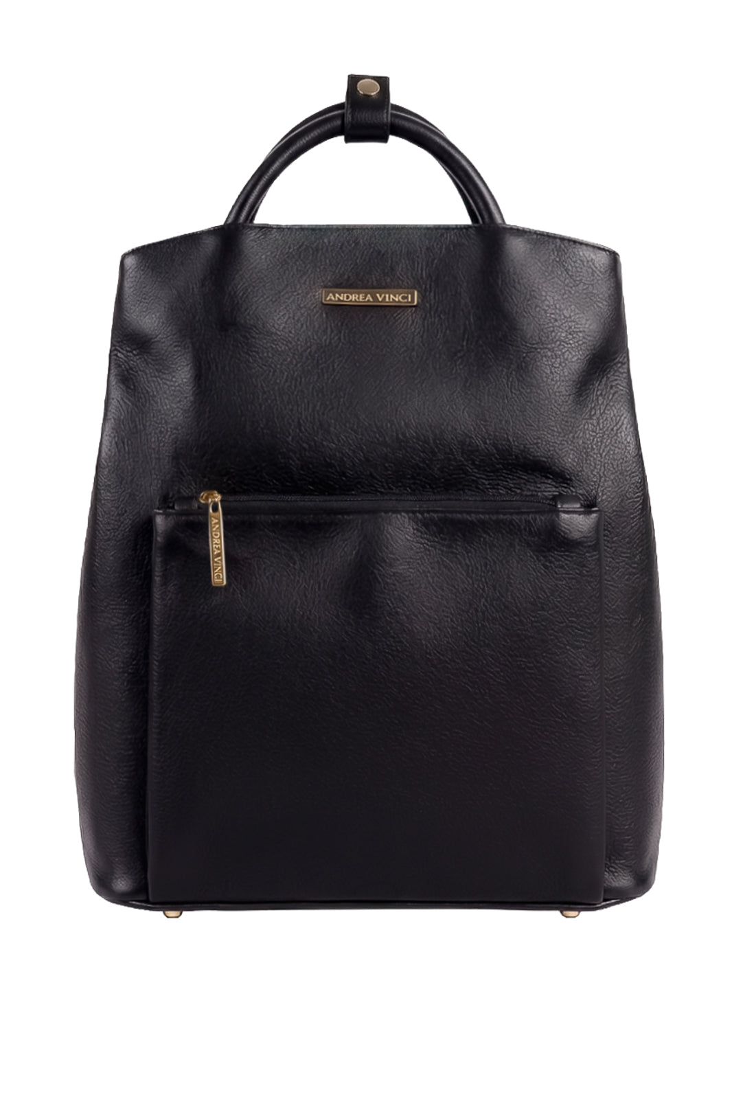 Mochila slim couro liso Lavínia