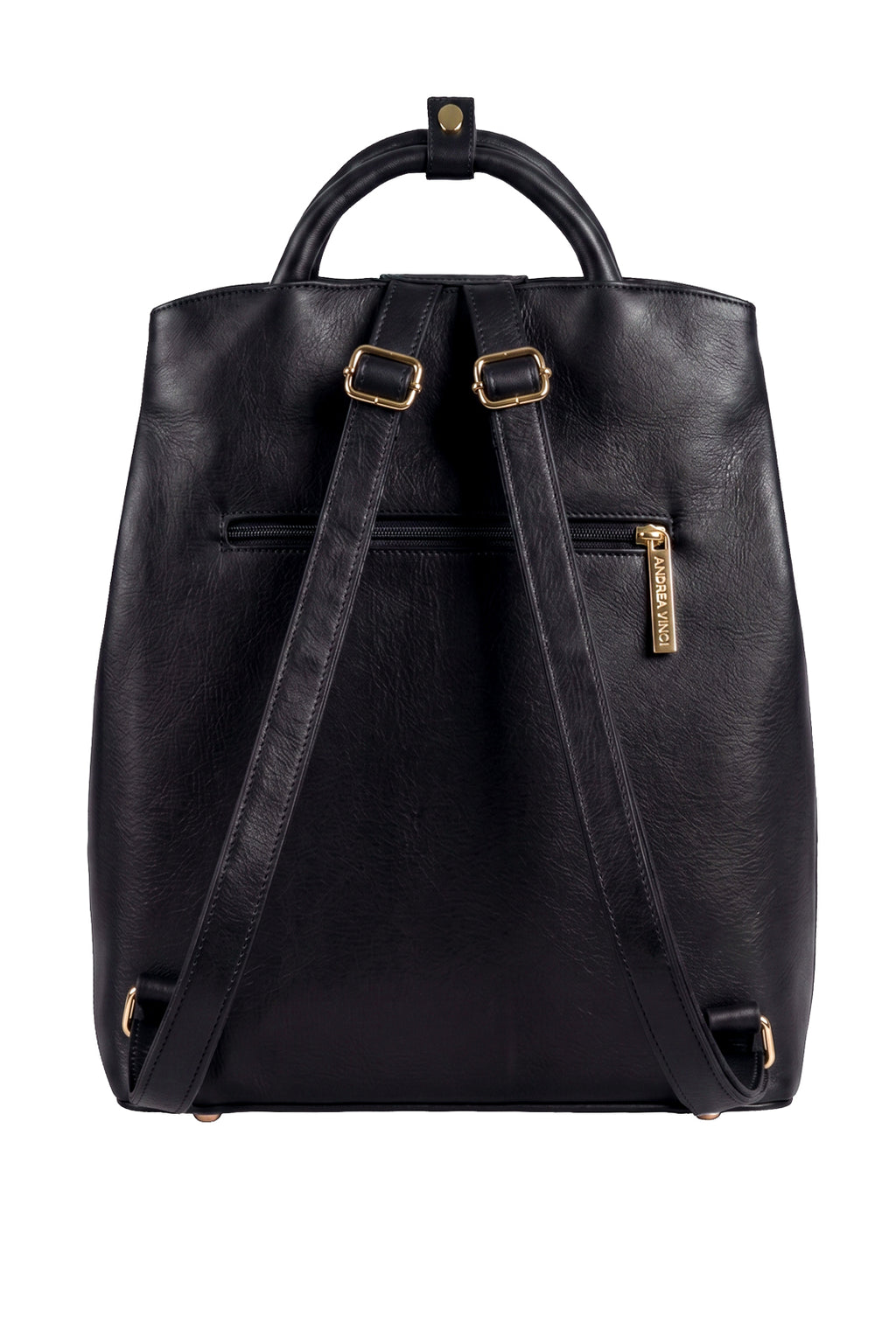 Mochila slim couro liso Lavínia