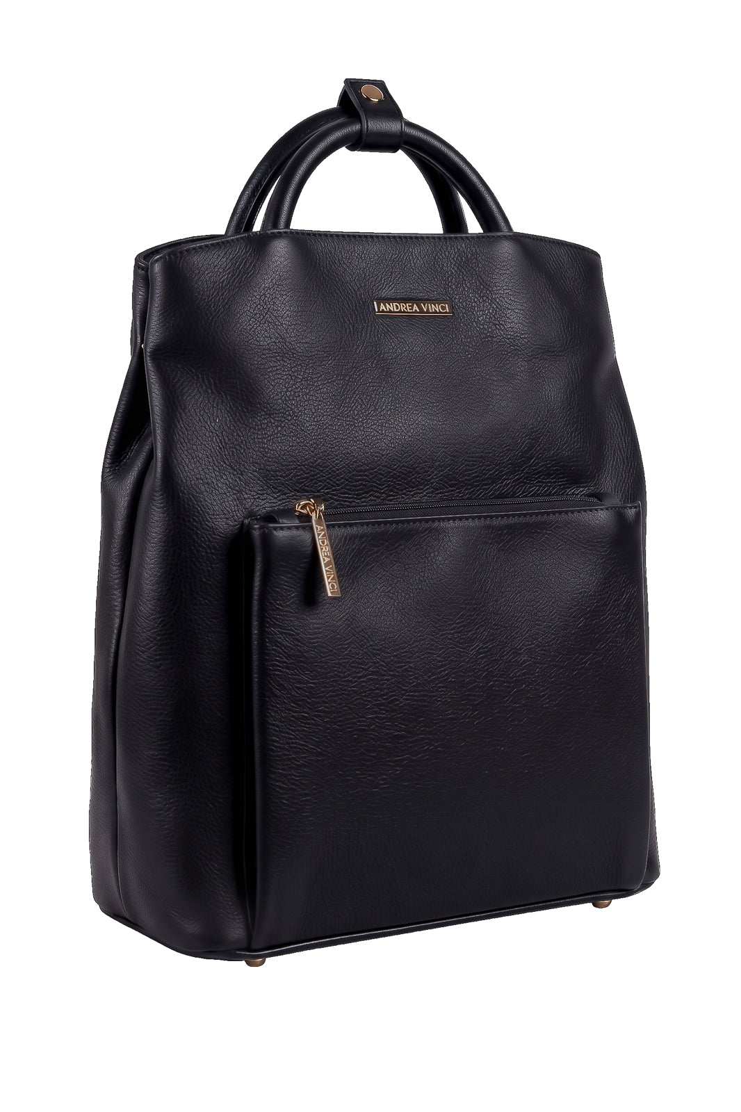 Mochila slim couro liso Lavínia