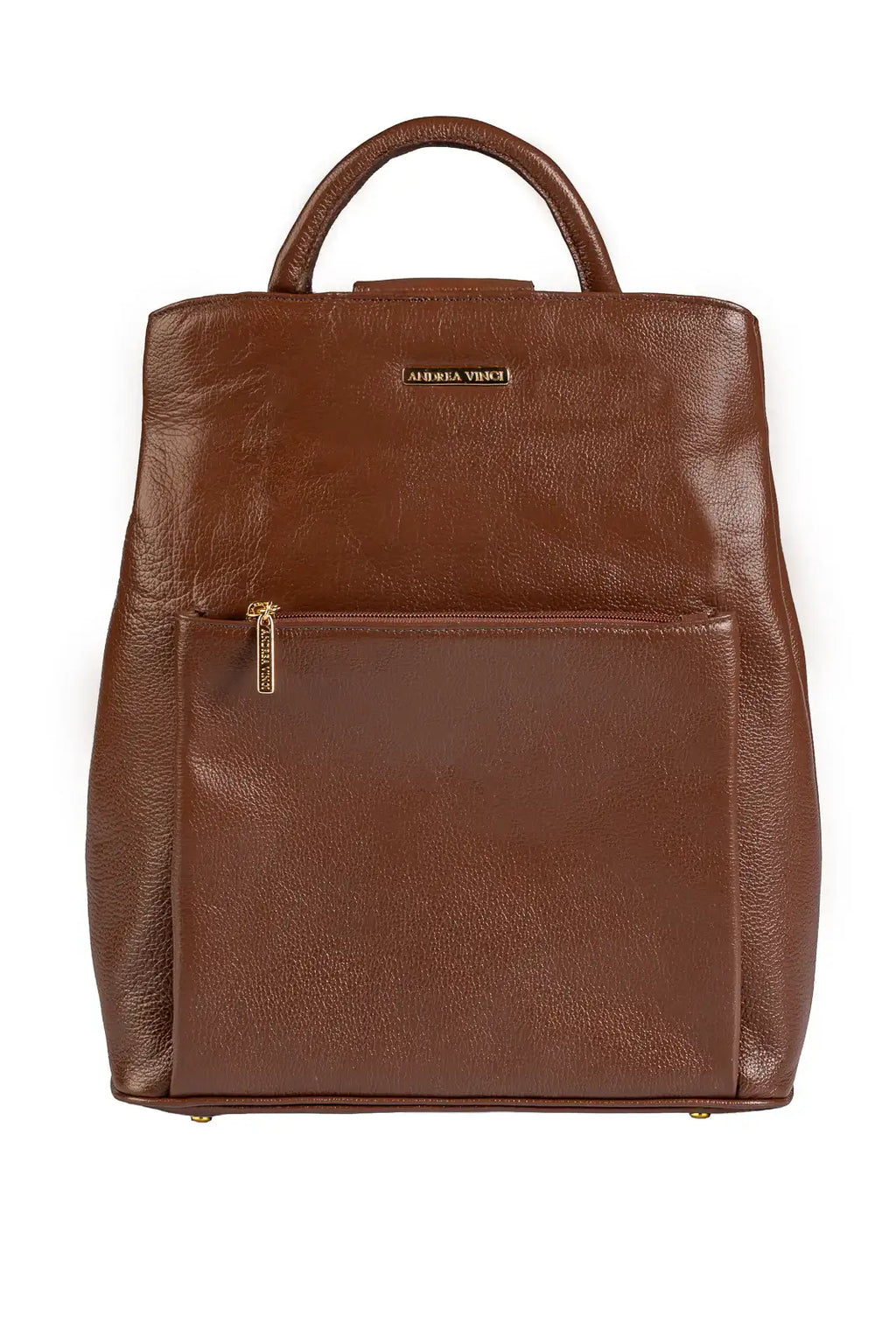 Mochila bolsa slim couro liso antifurto Lavínia - Enluaze