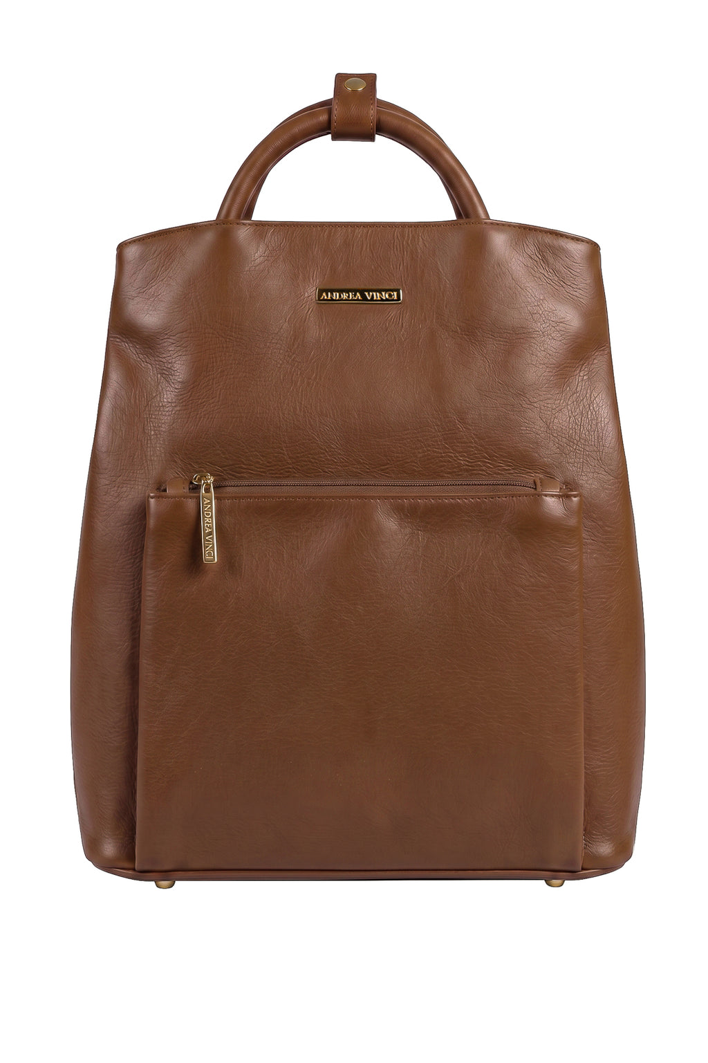Mochila slim couro liso Lavínia