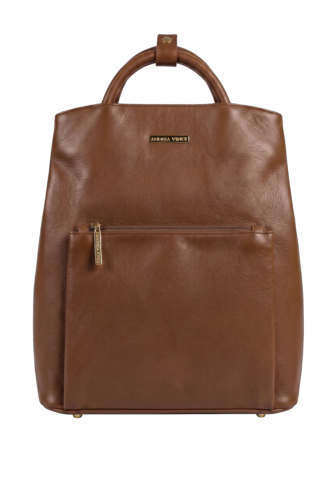 Mochila slim couro liso Lavínia