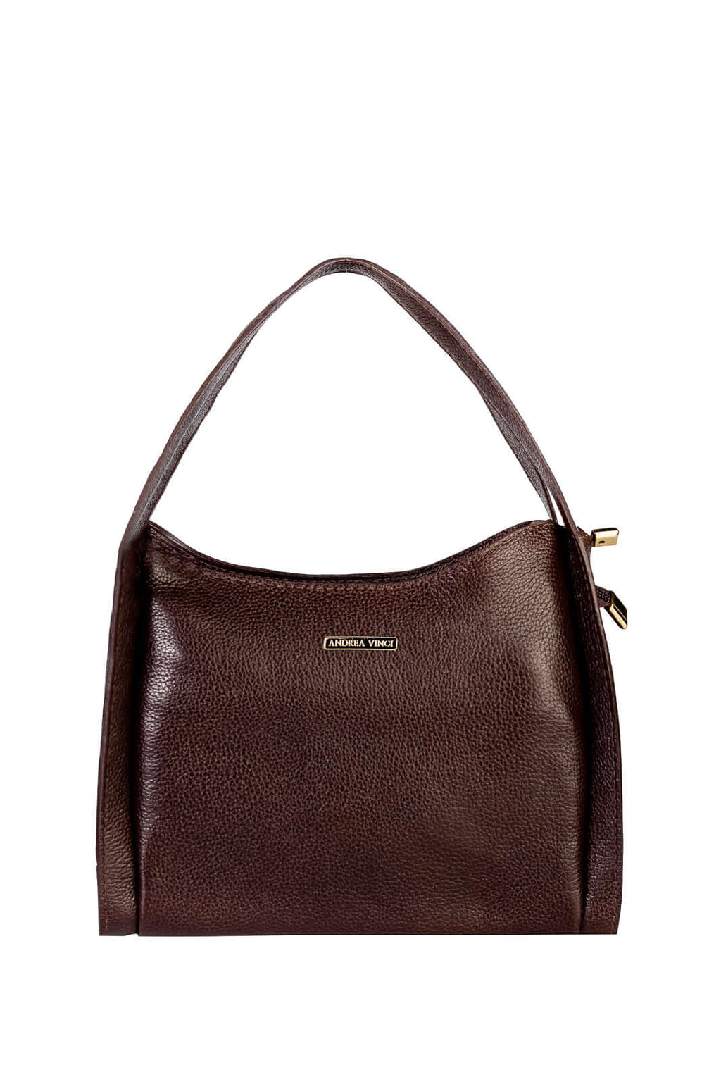 Bolsa de mão em couro liso Helena - Enluaze