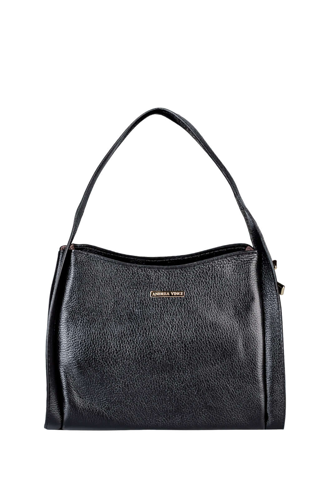 Bolsa de mão em couro liso Helena - Enluaze