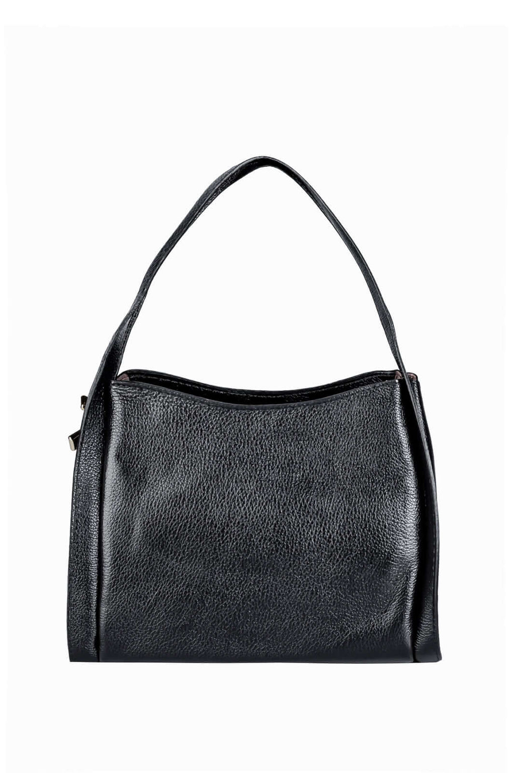 Bolsa de mão em couro liso Helena - Enluaze