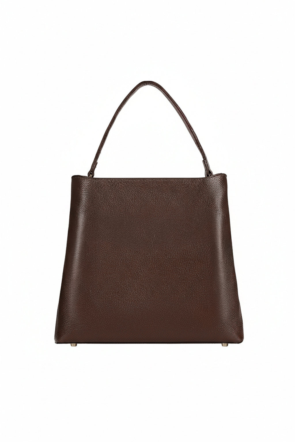 Bolsa de mão em couro liso Madu